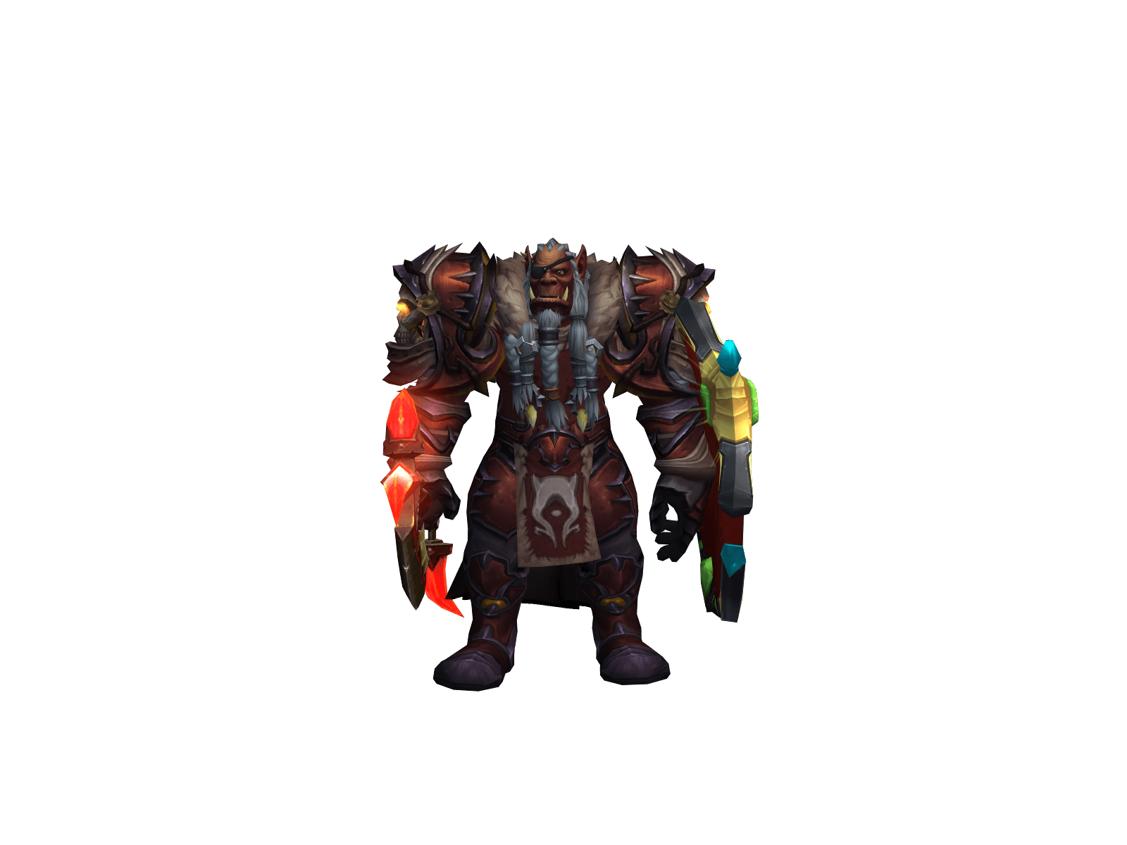 Full character render of Kromk