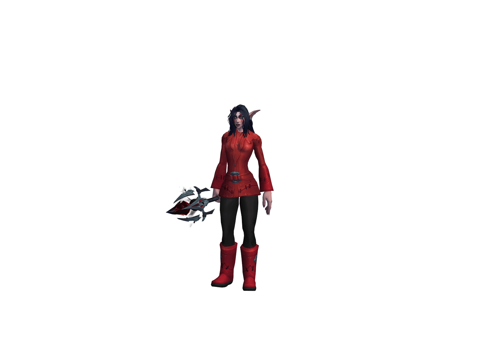 Full character render of Harlequinx