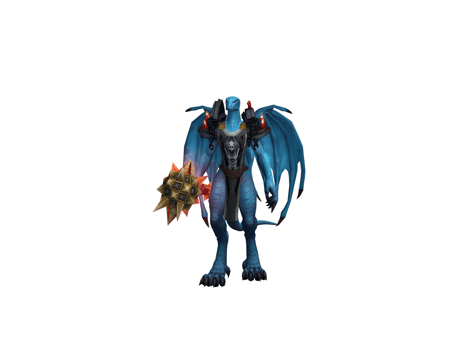 Full character render of Drachi