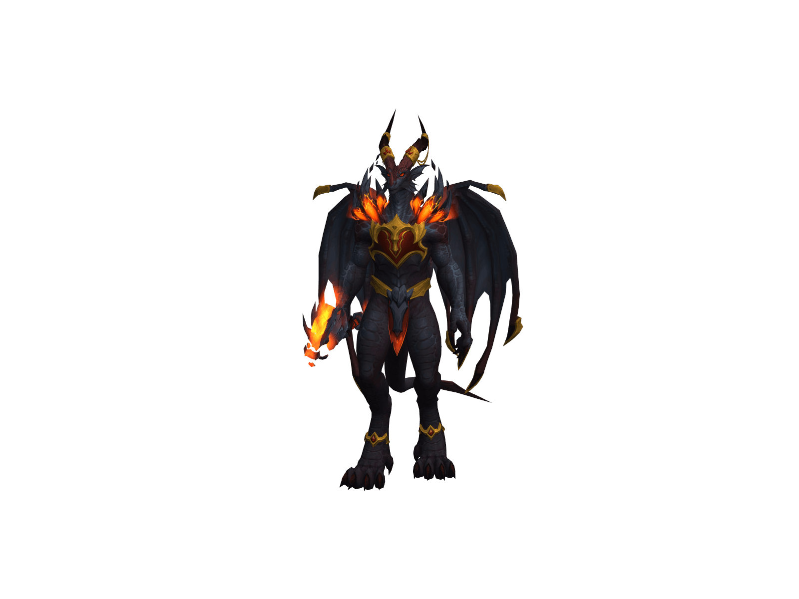 Full character render of Sunfyre
