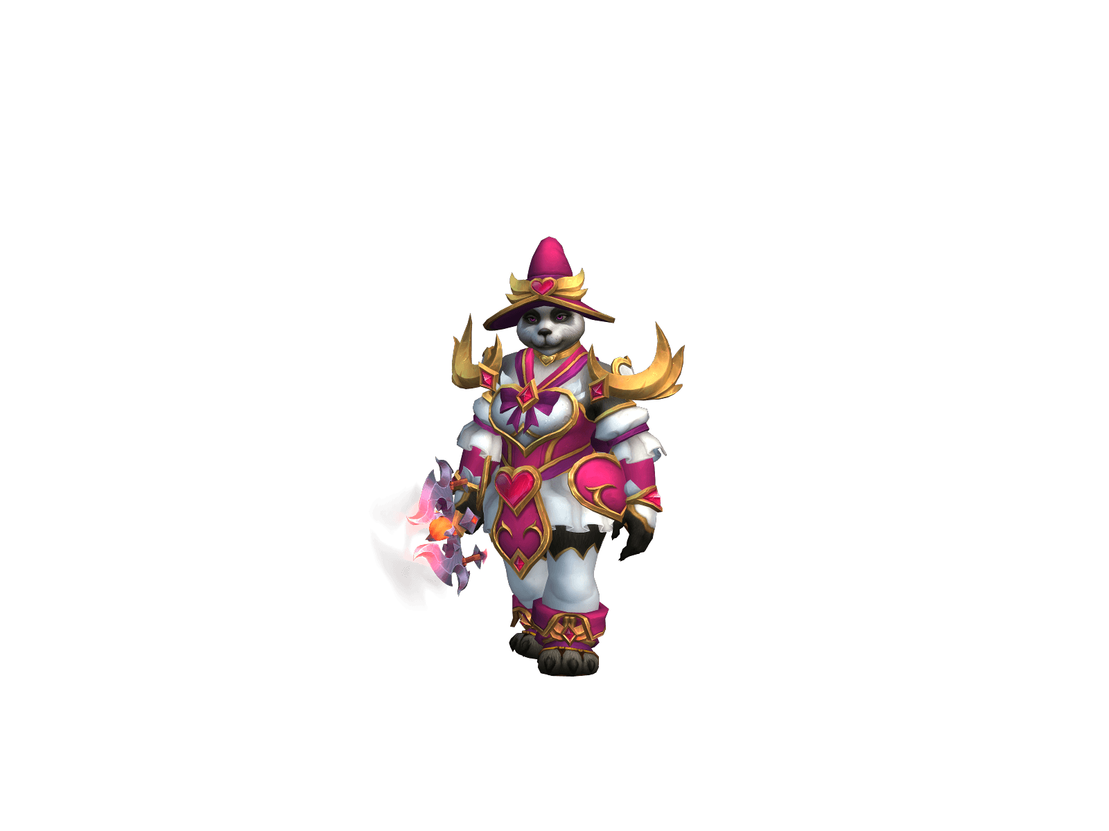 Full character render of Pandapriest