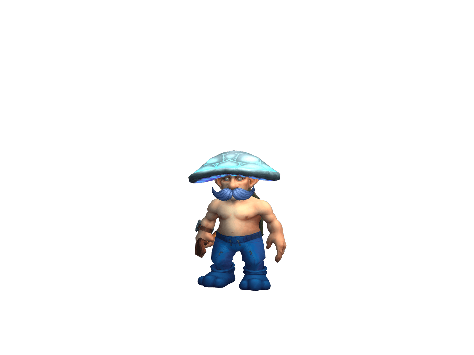 Full character render of Purplepig