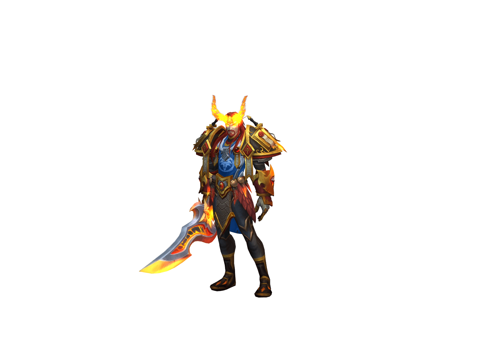 Full character render of Firehawwk