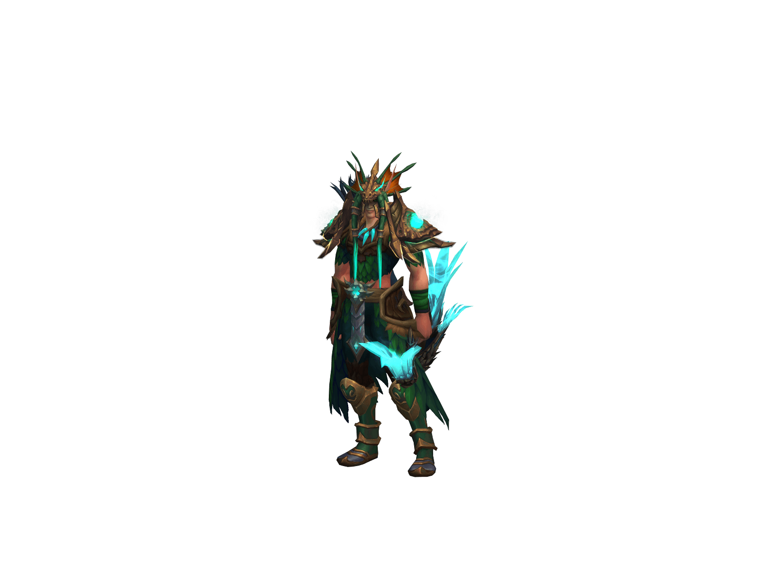 Full character render of Leadfeather