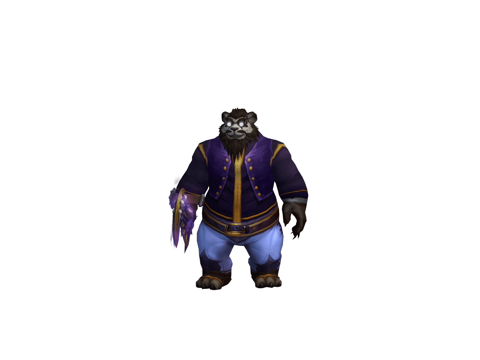 Full character render of Livywel