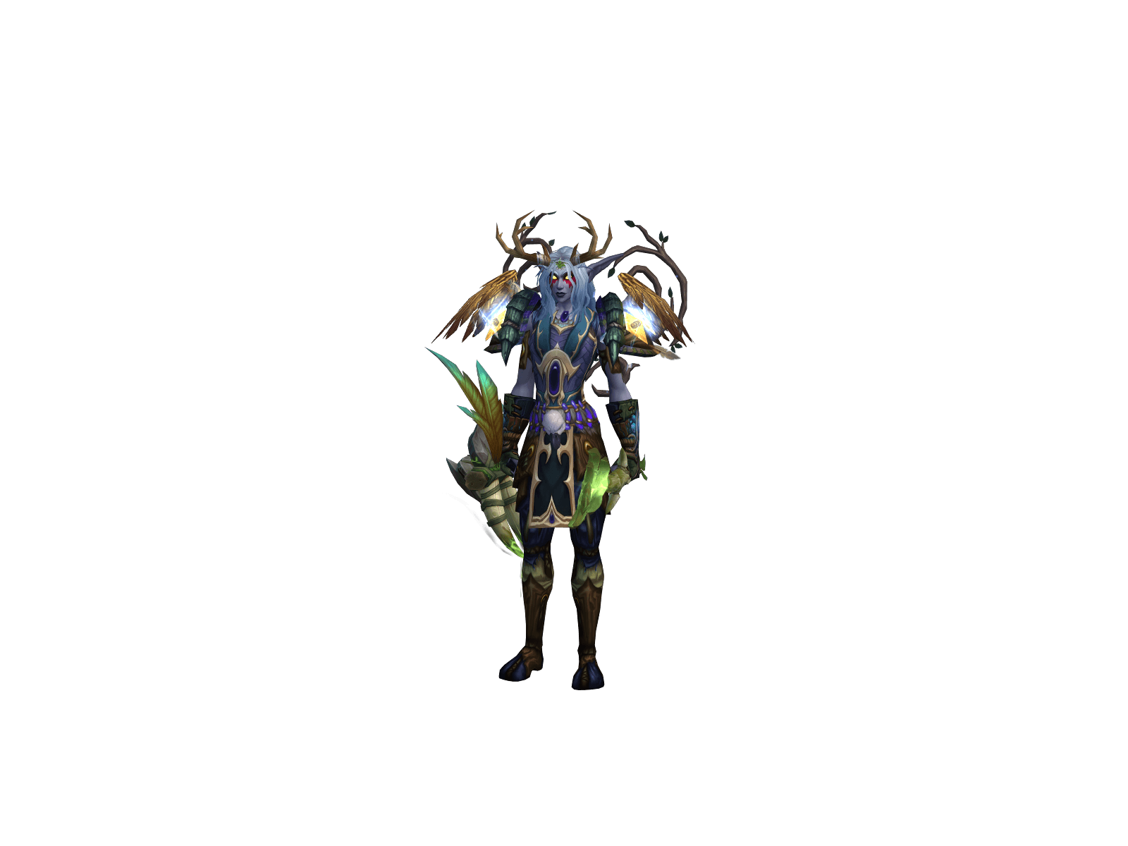 Full character render of Léafeon