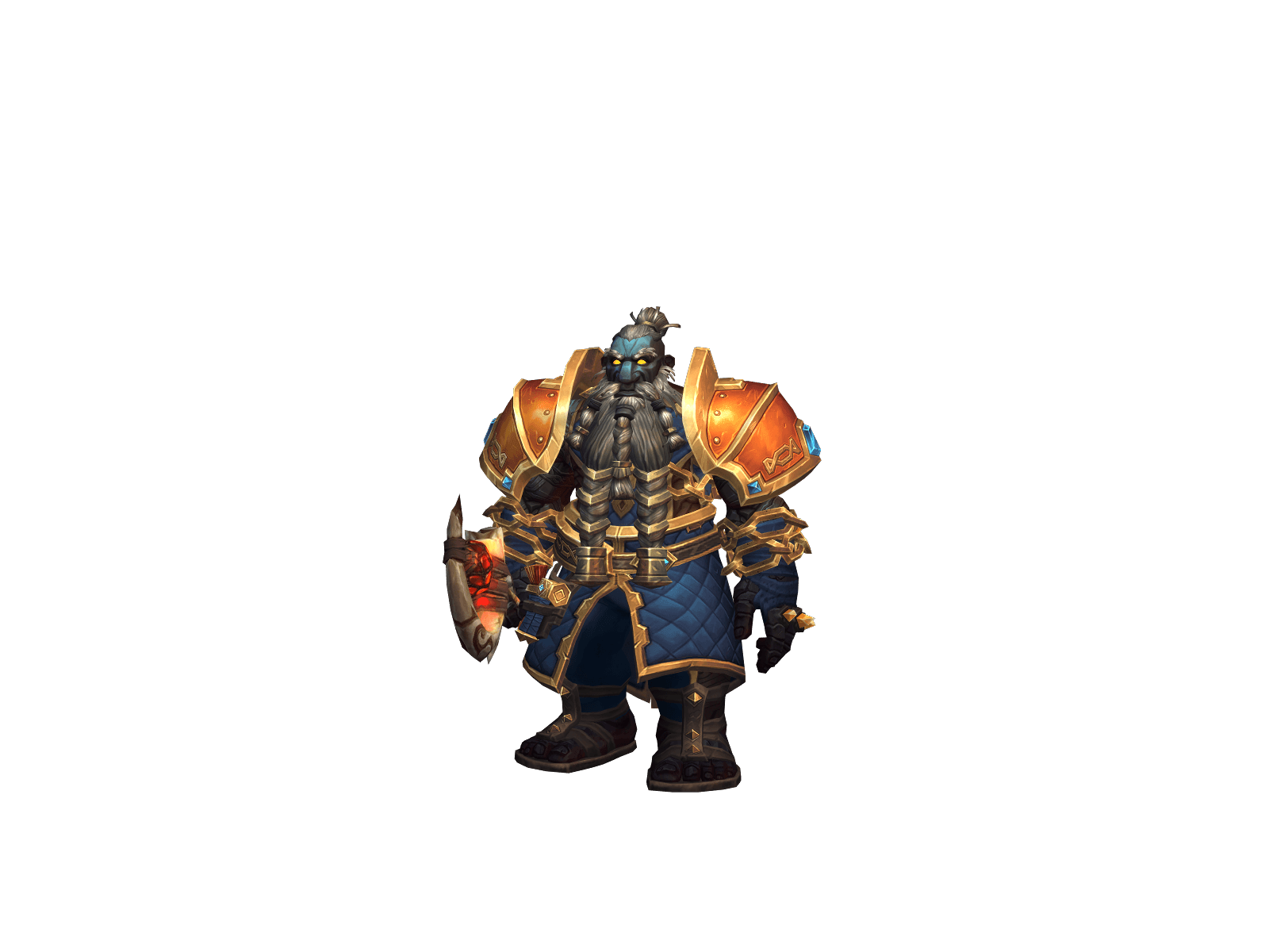 Full character render of Clayshaper
