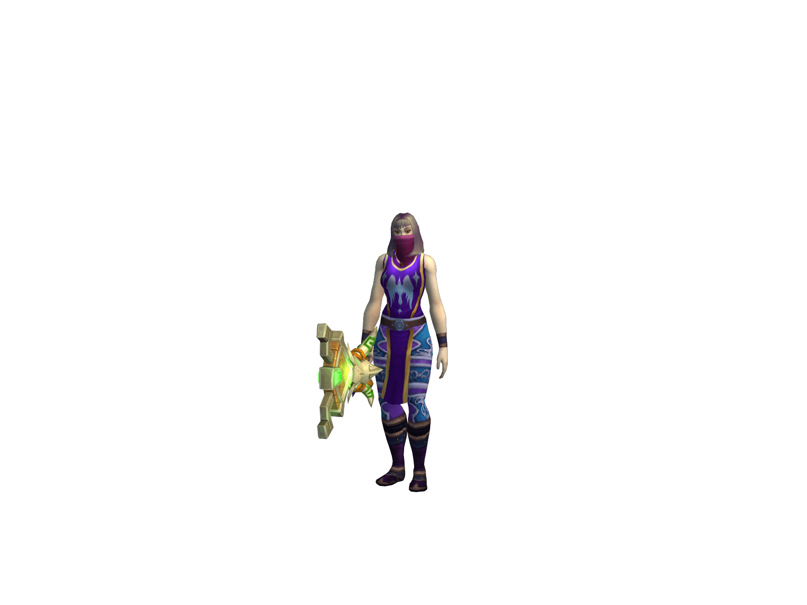 Full character render of ßourne