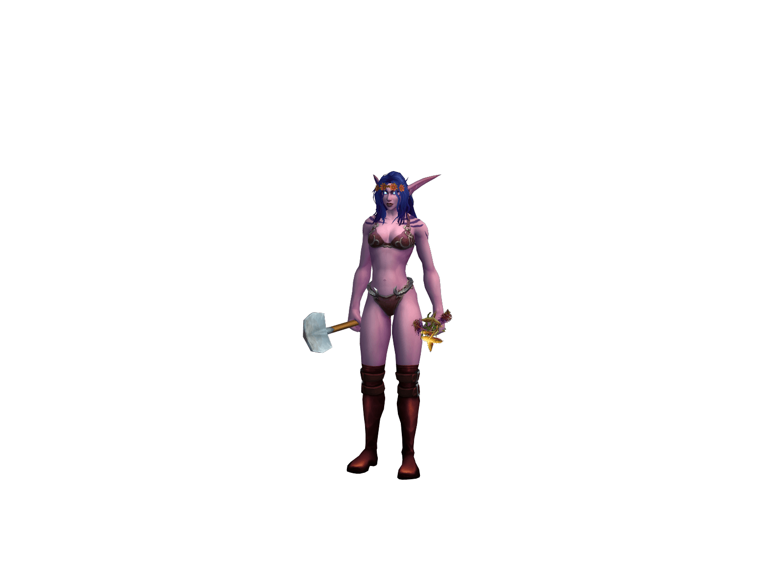 Full character render of Monochromatc