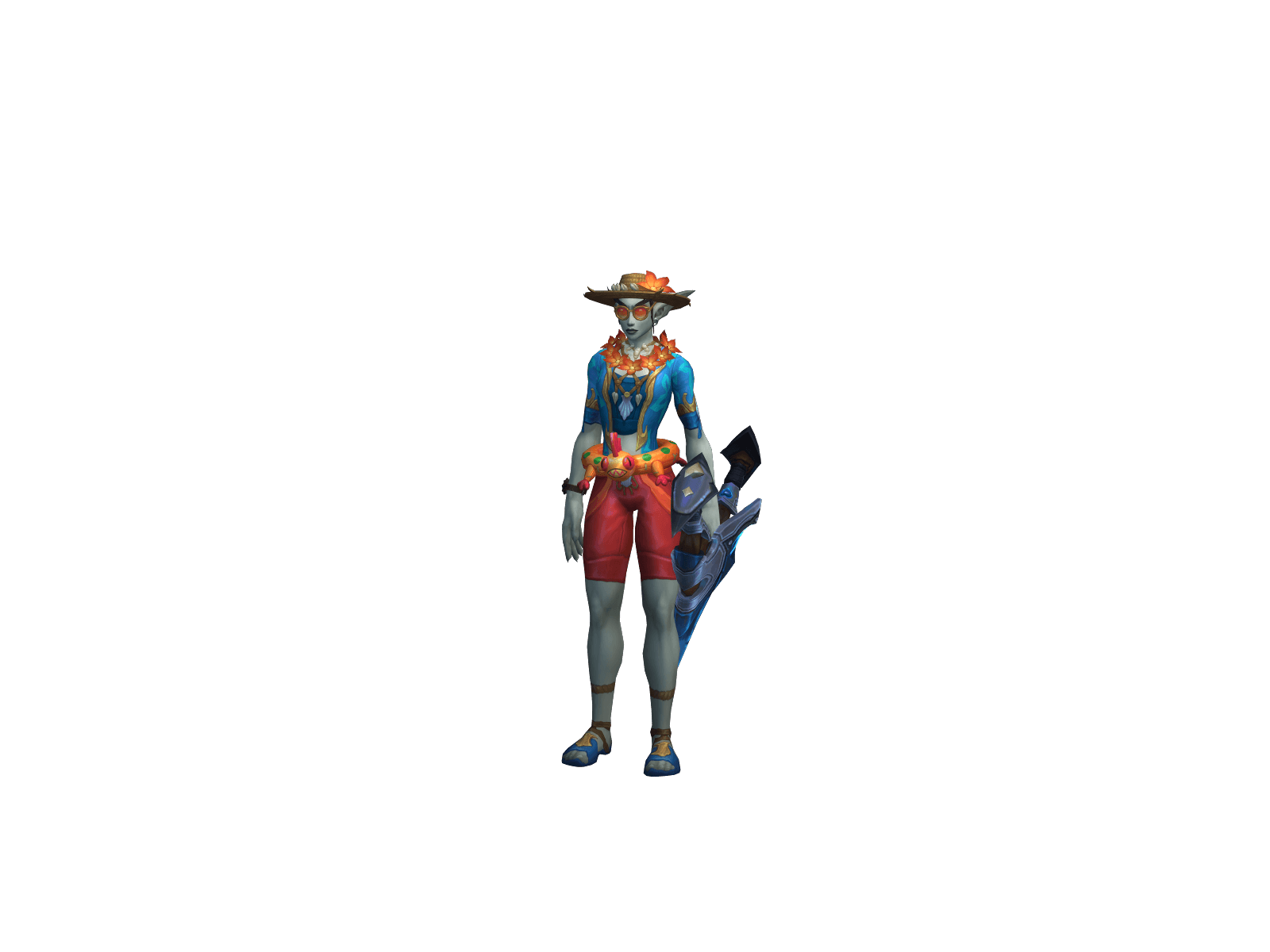 Full character render of Zombiie