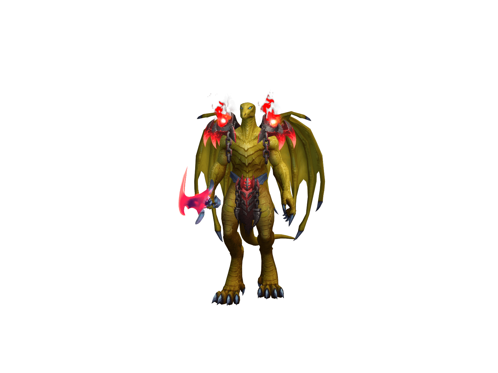Full character render of Timelizard