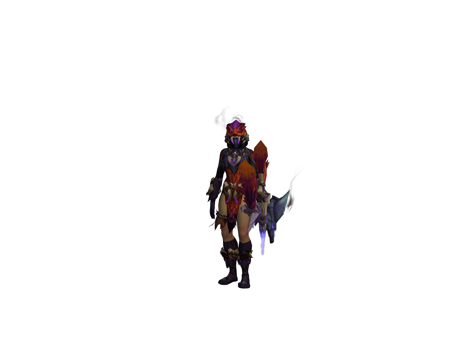 Full character render of Sharktism