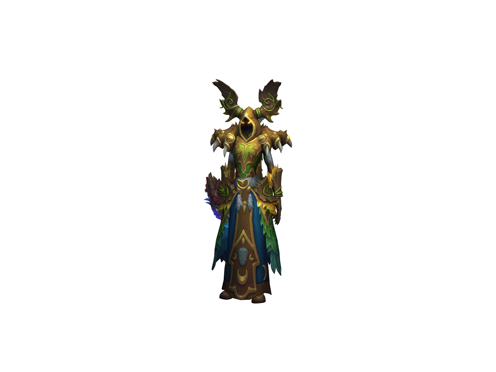 Full character render of Mitcheydruid