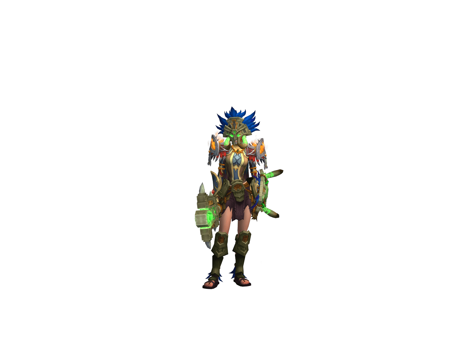 Full character render of Maïs