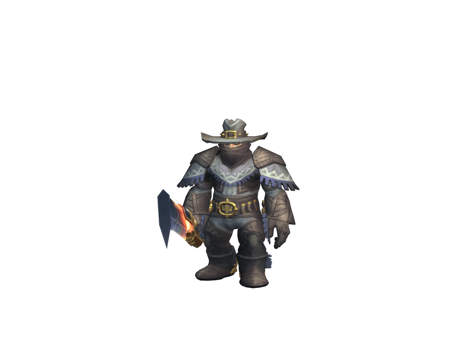Full character render of Flurpedm
