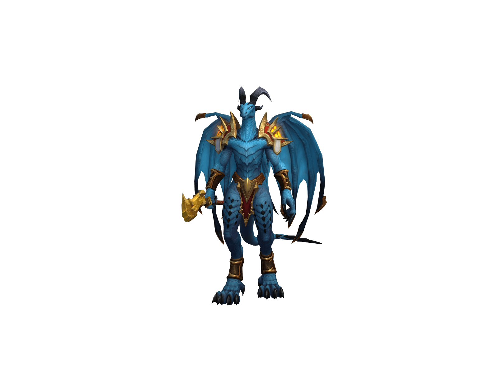 Full character render of Bluedream