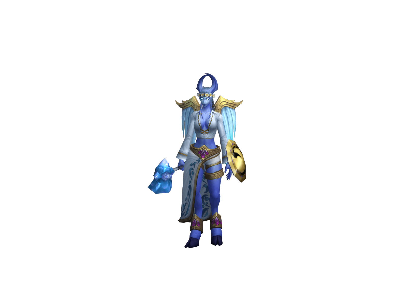 Full character render of Bluwàffle