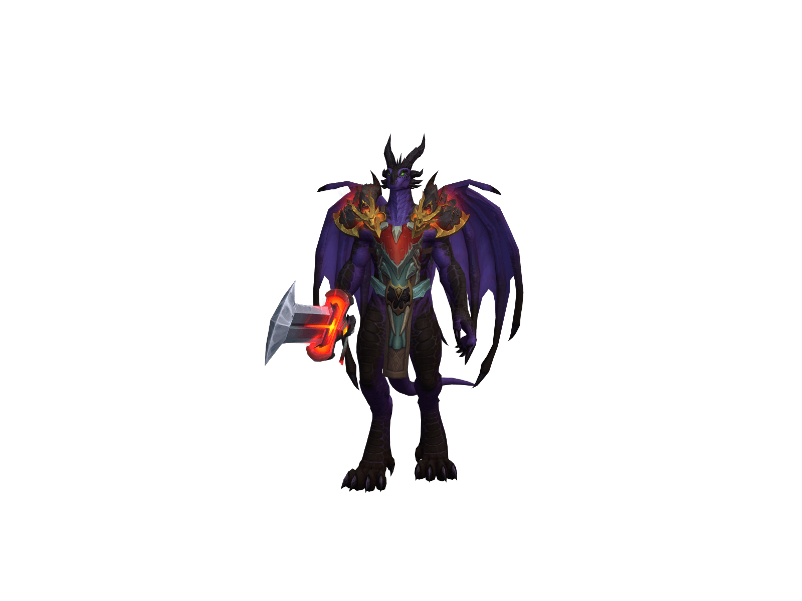 Full character render of Spyro