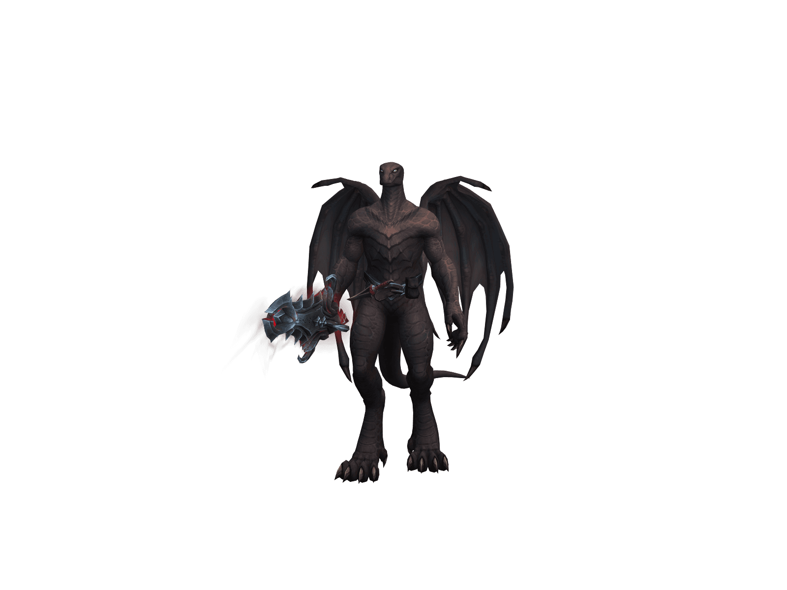 Full character render of Flamemogged
