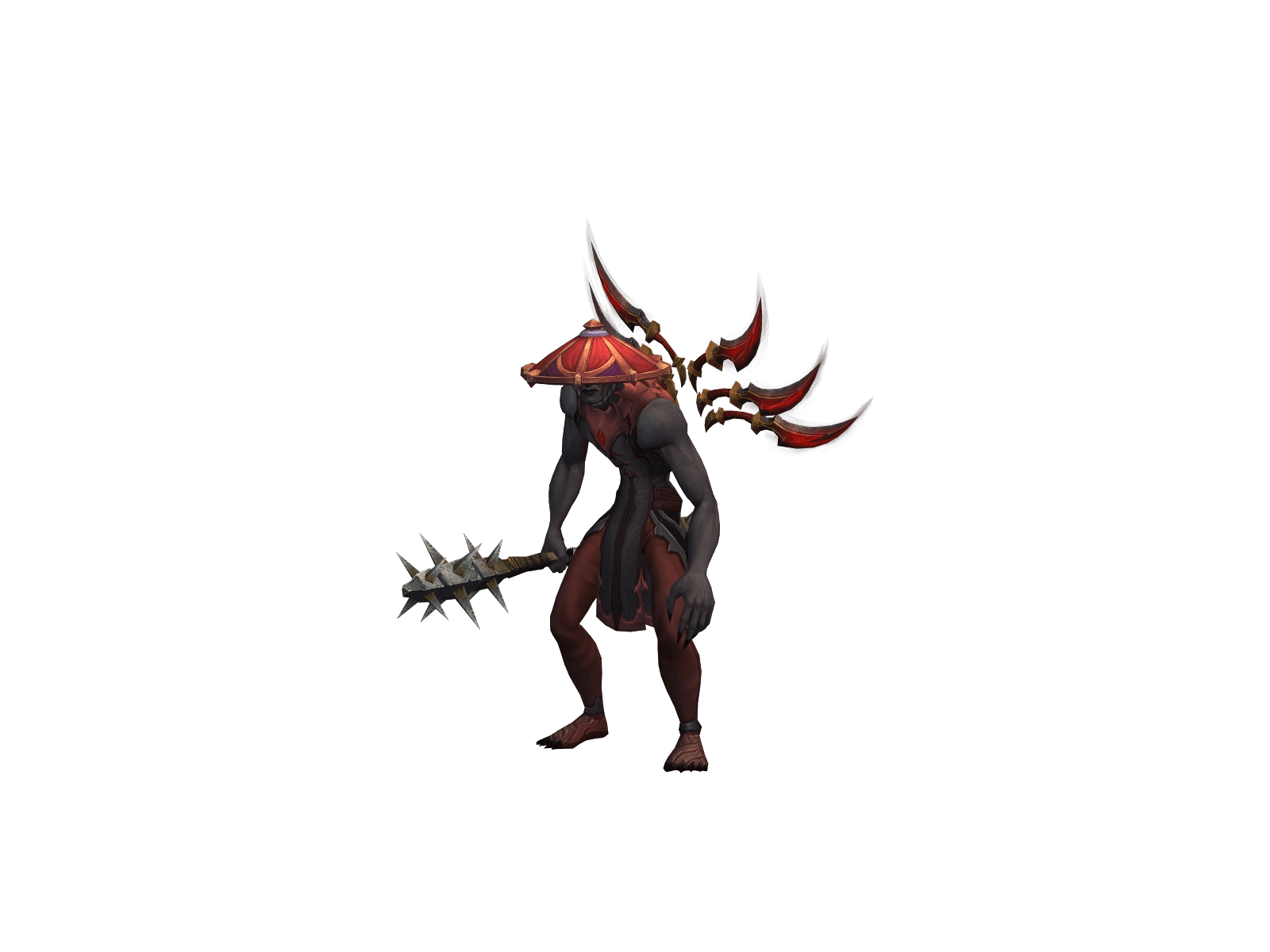 Full character render of Dying