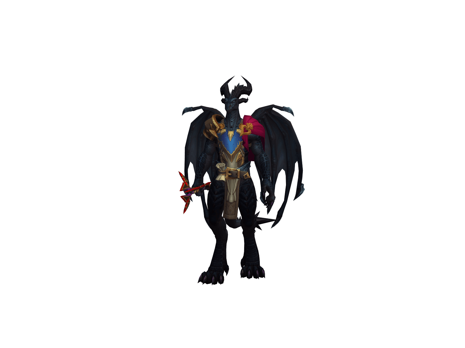 Full character render of Drakebaron
