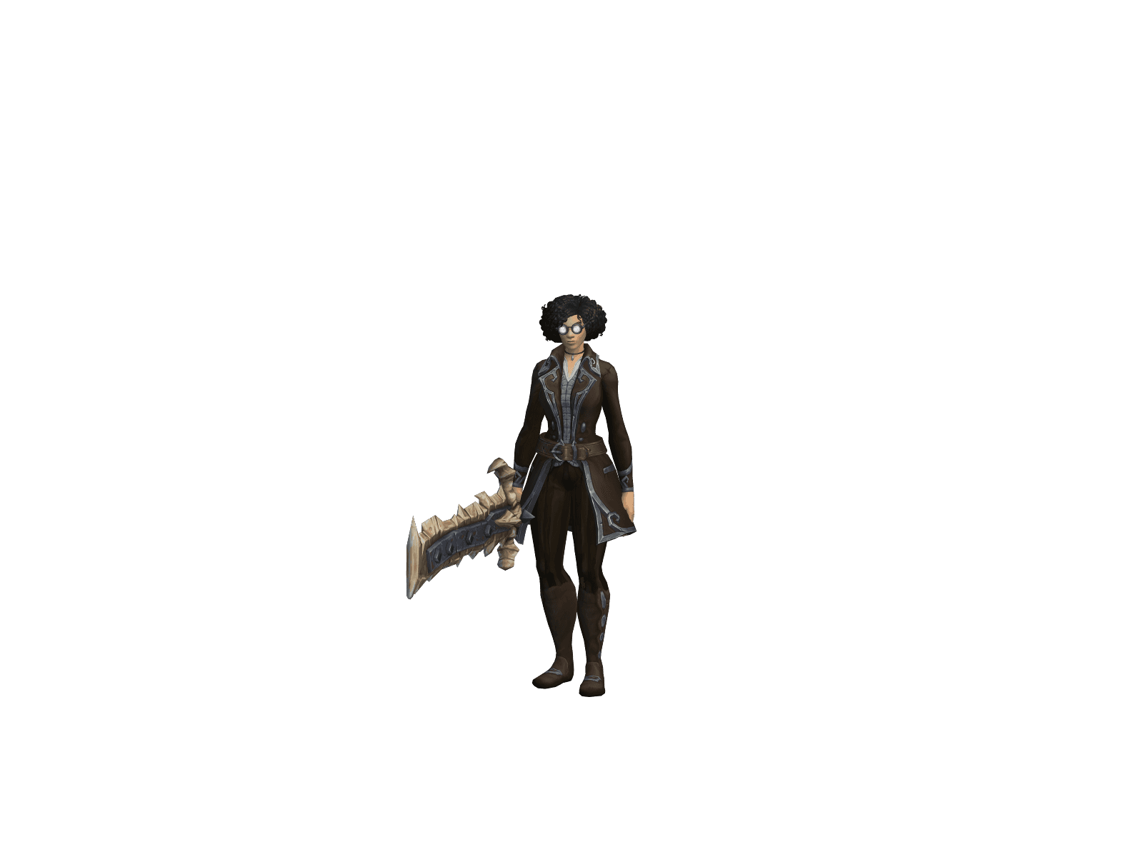 Full character render of Líghtdance