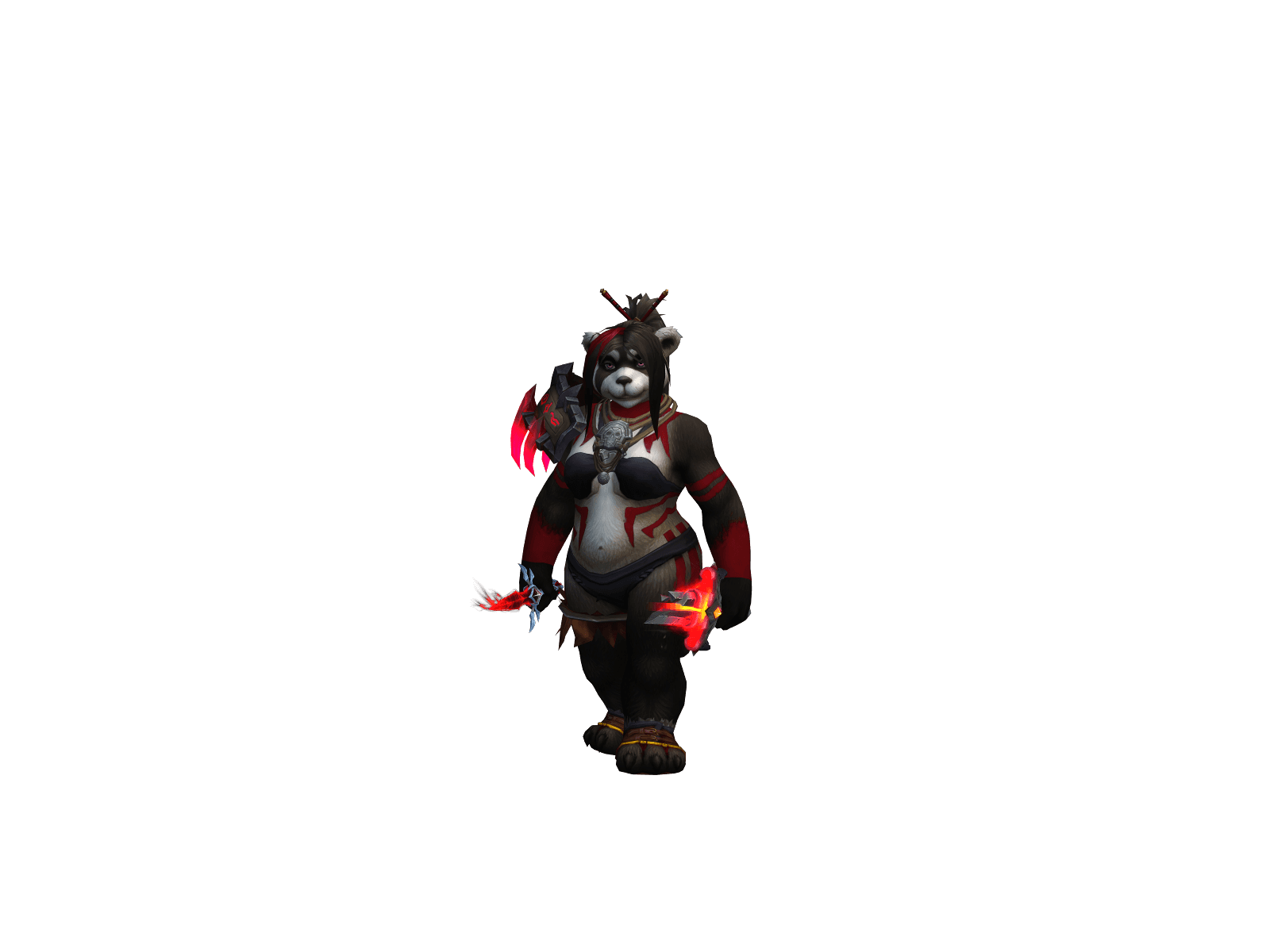 Full character render of Gushingpanda