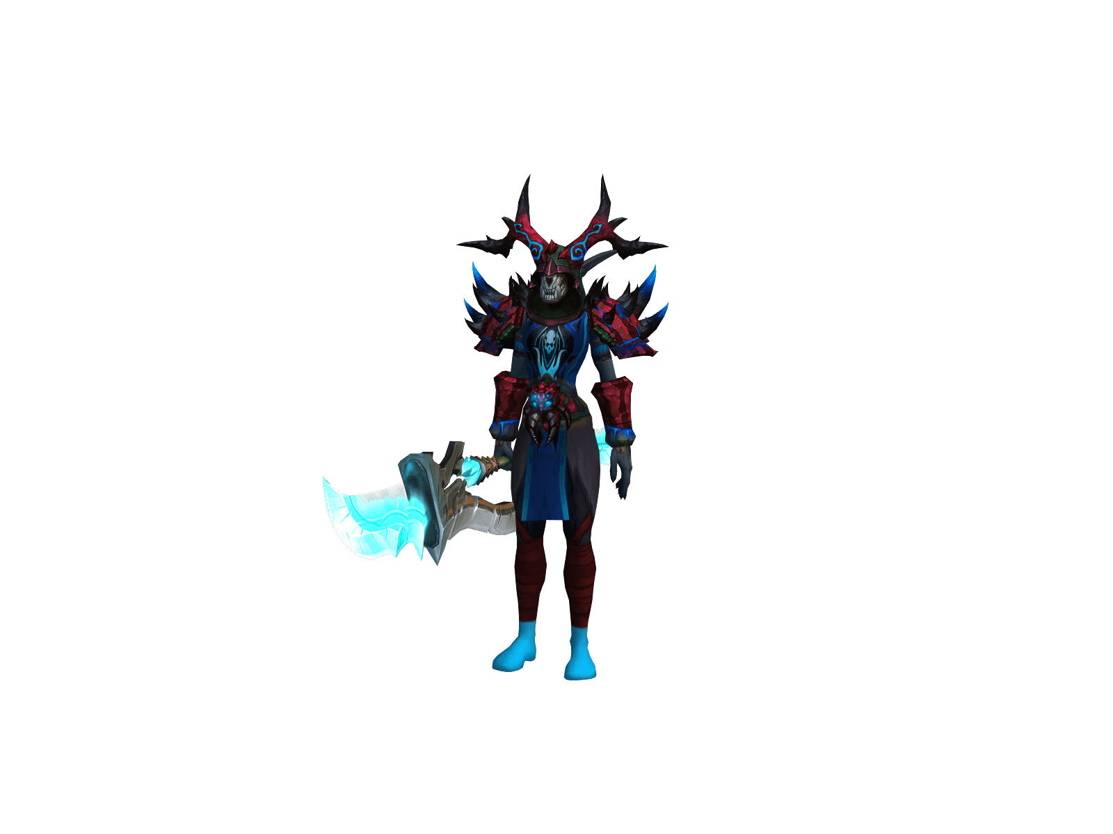 Full character render of Newcombe