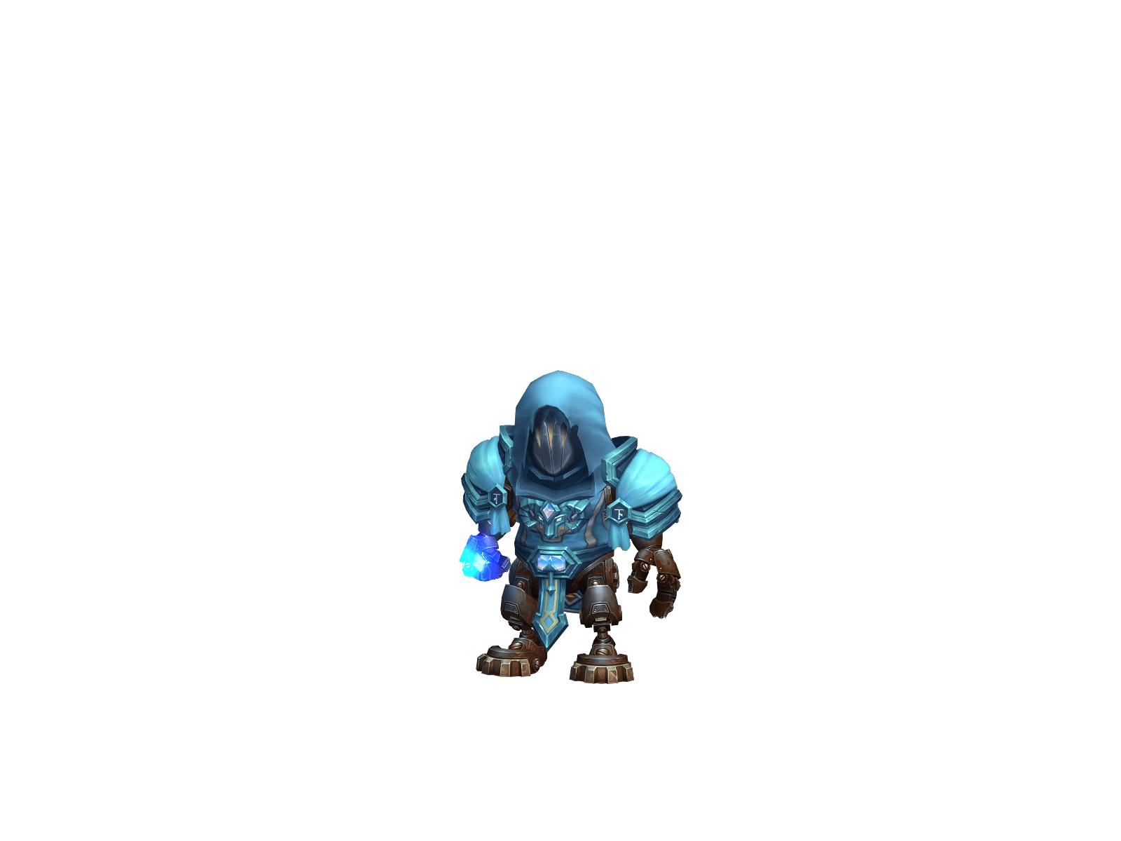 Full character render of Happywhale