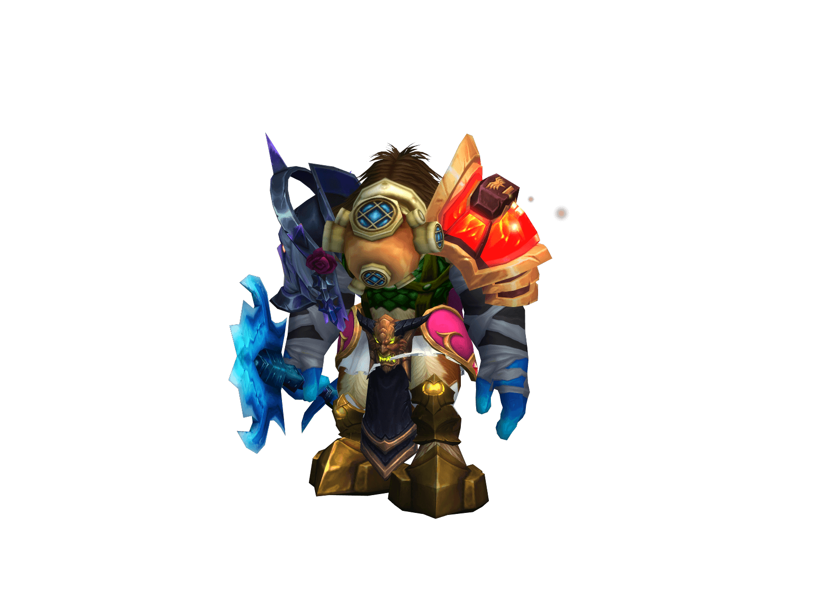 Full character render of Whitemönster