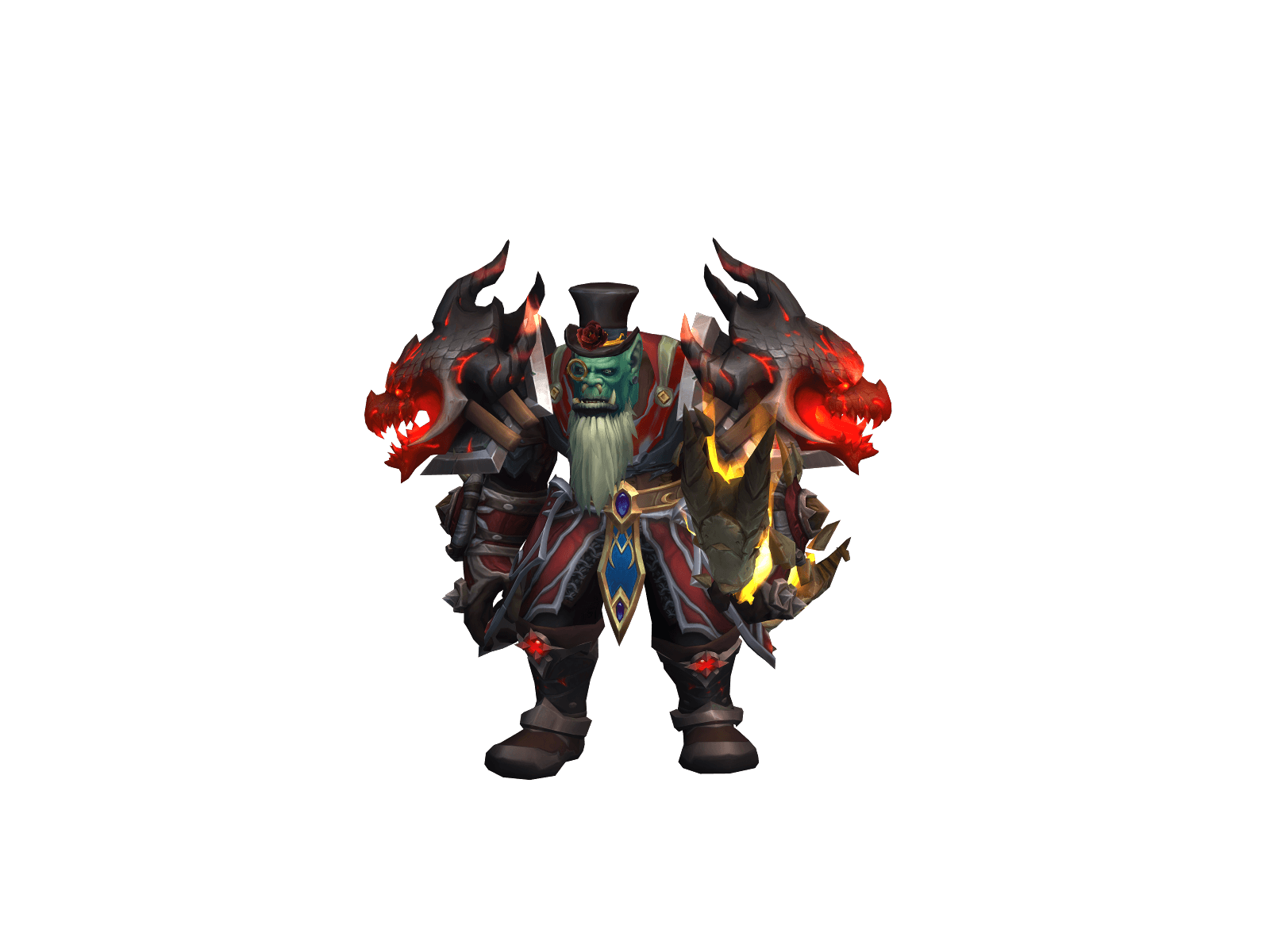 Full character render of Draxouss