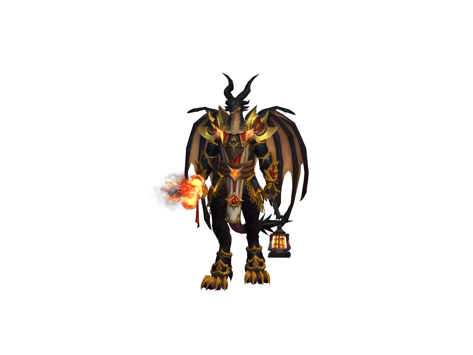 Full character render of Flamescale