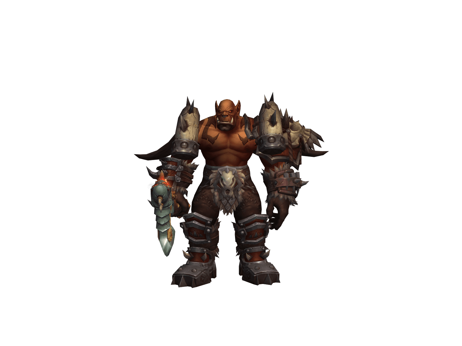 Full character render of Grommashed