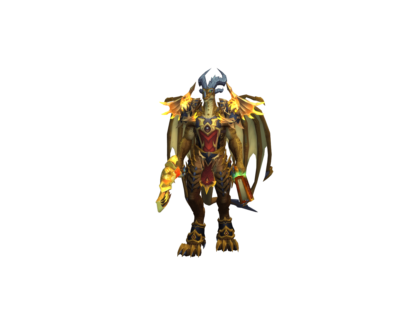 Full character render of Augumon