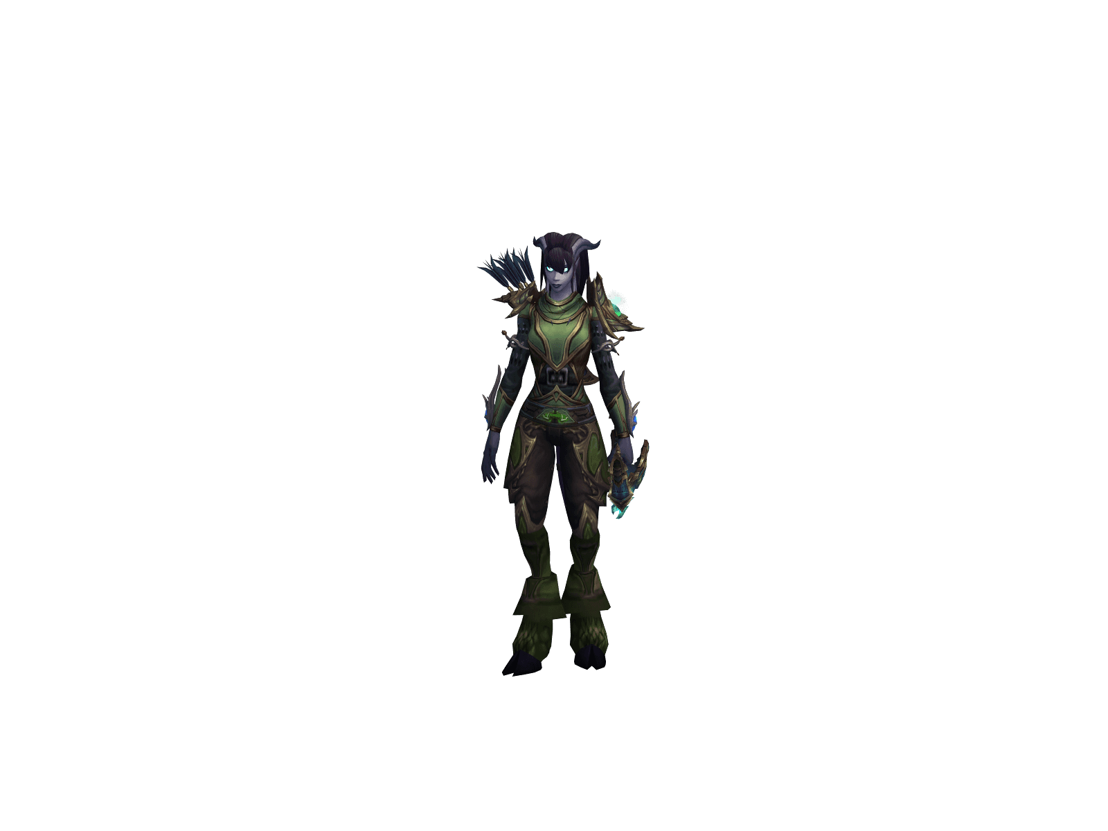 Full character render of Huntréd