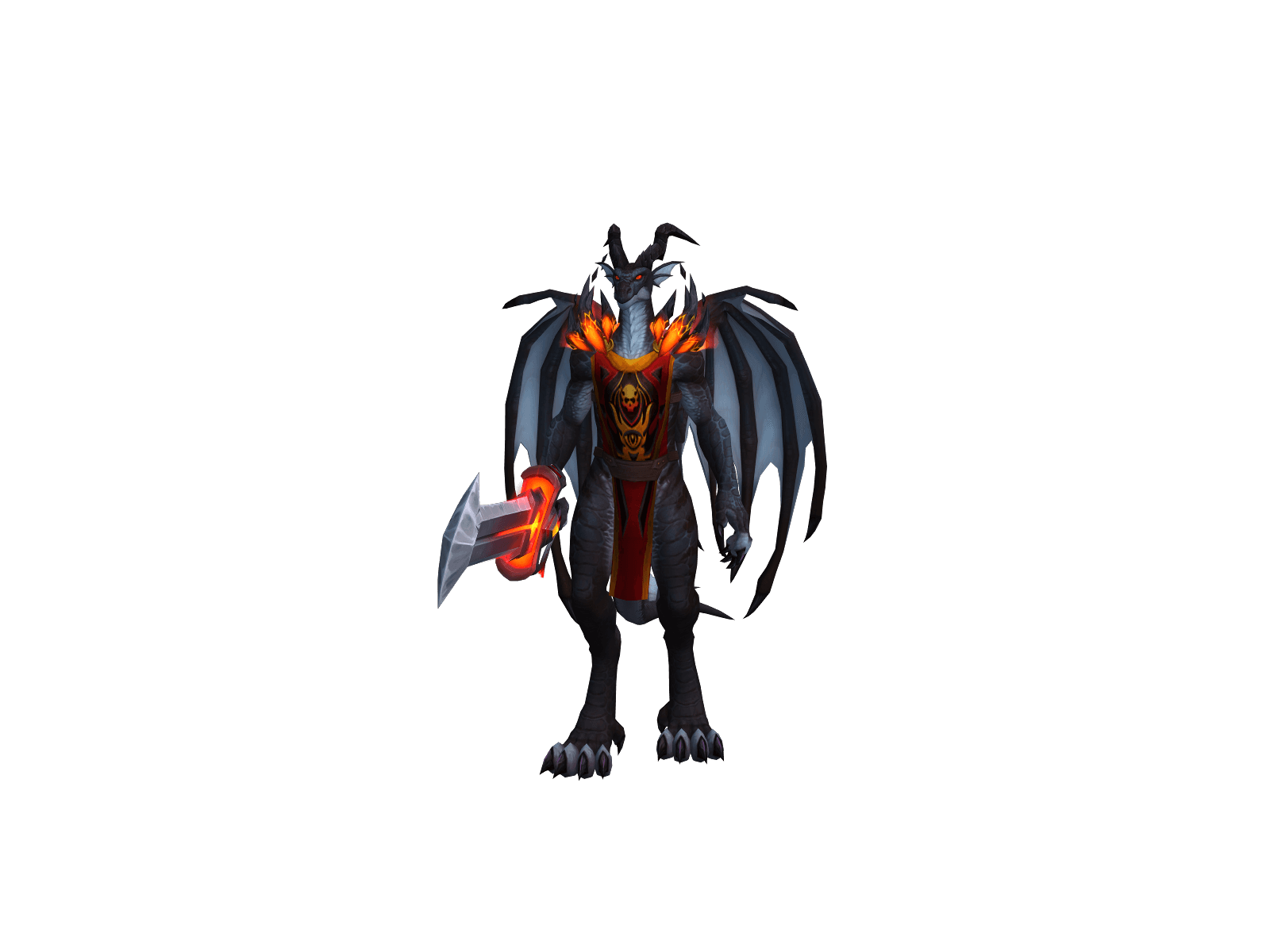 Full character render of Лолдракон