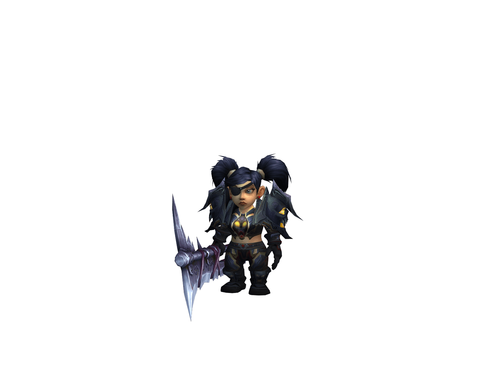 Full character render of Pissmole