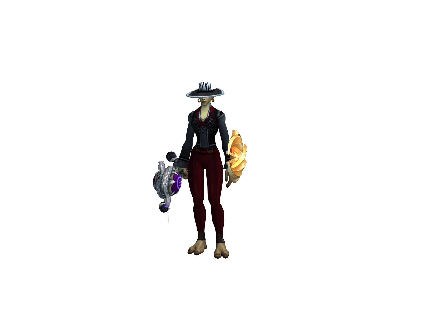 Full character render of Voodootails