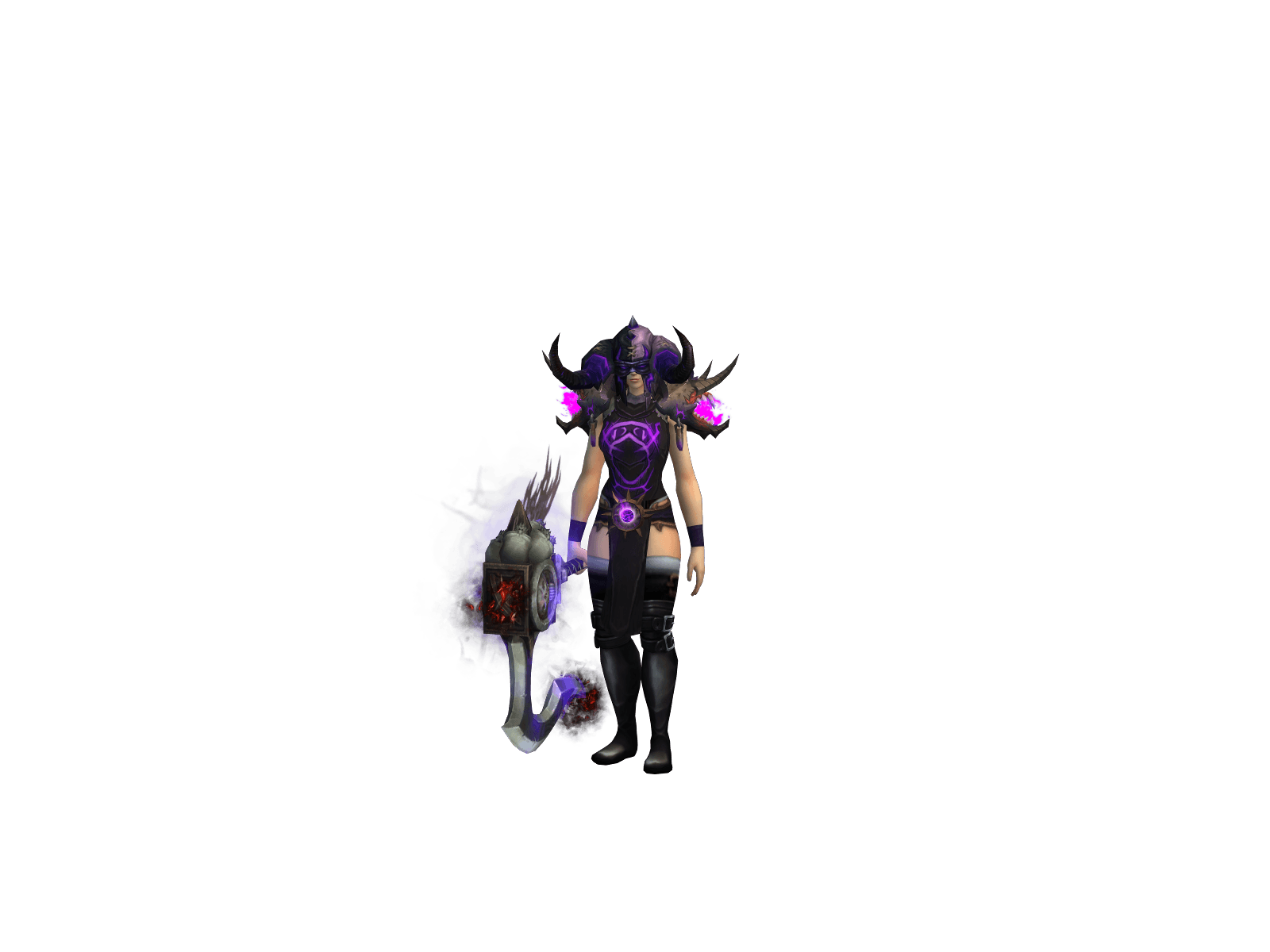 Full character render of Dárkangel